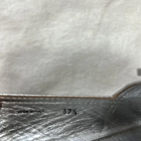 Prada bow logo leather loafer flat espadrilles 37,5 - Picture 7 of 8